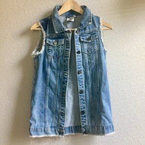 Long Denim Vest from Le Volière
